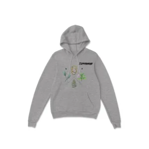 Premium distressed embroidered hoodie with oversized heavyweight streetwear design manufactured by SIPRAS Industries.