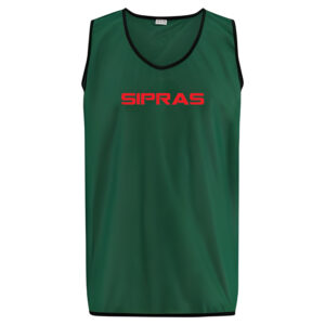 Premium custom GAA training bib with breathable mesh fabric, club colours, sponsor logo, and team branding for Gaelic Football, Hurling, Camogie, and Ladies Gaelic Football (LGFA)