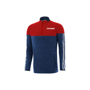 Custom GAA Half Zip Top designed for Gaelic Football, Hurling and Camogie teams featuring premium performance fabric and personalized club branding.