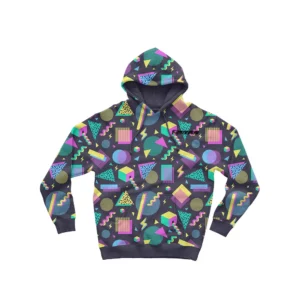 Custom printed heavyweight graphic hoodie manufactured for streetwear and fashion brands by SIPRAS Industries.