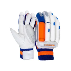 Cricket batting gloves with protective padding and high grip palm manufactured by SIPRAS INDUSTRIES