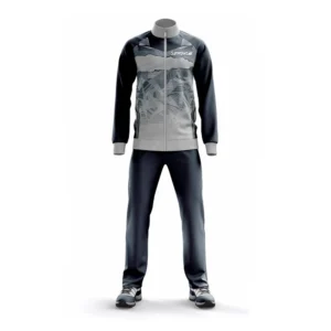 Premium custom sports tracksuits with athletic jackets, track pants, warm-up apparel and performance team sportswear manufactured by SIPRAS Industries.
