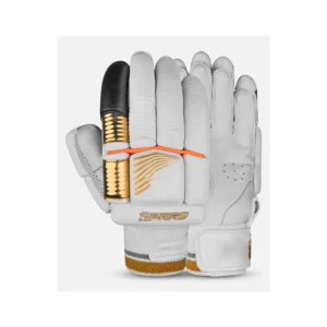 Professional cricket batting gloves with protective finger padding and grip palm by SIPRAS INDUSTRIES