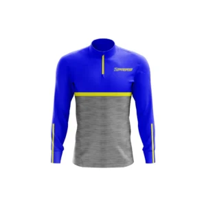 Custom GAA Half Zip Top featuring premium performance fabric for Gaelic Football, Hurling and Camogie team training wear