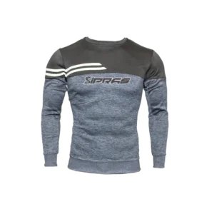 Custom GAA Crewneck Jumper featuring premium breathable performance fabric, custom club crest, sponsor logos, personalized team colours, and professional Gaelic Games teamwear design.