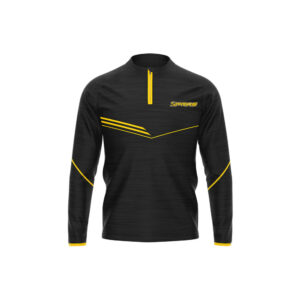 Custom GAA Half Zip Top featuring premium performance fabric for Gaelic Football, Hurling and Camogie teams