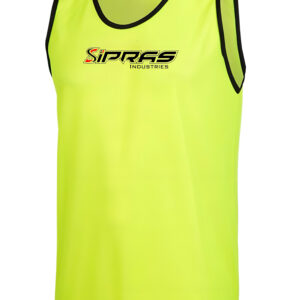 Premium custom GAA training bib with breathable mesh fabric, custom club colours, sponsor logo, and team branding for Gaelic Football, Hurling, Camogie, and Ladies Gaelic Football (LGFA)
