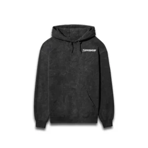 Custom acid wash hoodie with oversized heavyweight vintage streetwear design made by SIPRAS Industries.