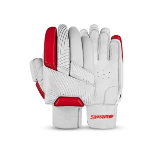 Professional cricket batting gloves with protective finger padding high grip palm and flexible construction