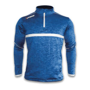 Elite custom GAA half zip training top featuring premium performance fabric, club crest, sponsor logos, player personalization, and sublimated team colours for Gaelic Football, Hurling, Camogie, and LGFA teams.