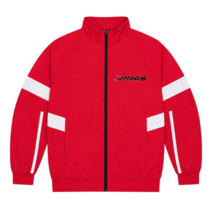 Custom GAA windcheater jacket featuring lightweight windproof fabric, breathable performance construction, embroidered club crest, sponsor logos, county colours, player name personalization, and premium Gaelic Games teamwear for Gaelic Football, Hurling, Camogie, and LGFA teams.