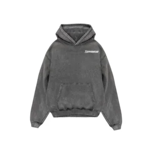 Premium custom acid wash hoodie with oversized heavyweight vintage streetwear style manufactured by SIPRAS Industries.