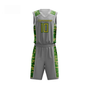 Custom Basketball Uniform manufactured by SIPRAS Industries featuring premium basketball jersey and shorts with sublimation printing for basketball teams, clubs, schools, universities, and sports brands.