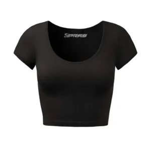 Custom sports crop tops for women gym fitness workout running and athletic activewear