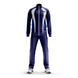 Premium custom sports tracksuits with athletic jackets, matching track pants and performance team sportswear manufactured by SIPRAS Industries.