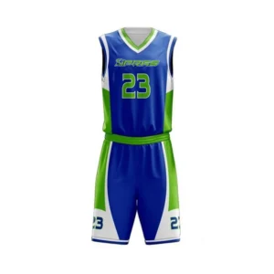 Custom Basketball Jersey & Shorts manufactured by SIPRAS Industries featuring premium sublimated basketball team uniform for clubs, schools, academies, universities, and sports brands.