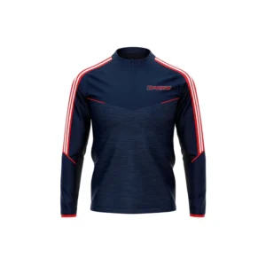 Premium Custom GAA Half Zip Top with personalized club branding, performance fabric, and athletic fit for Gaelic Football, Hurling, and Camogie teams.