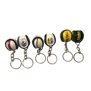 Mini Irish hurling ball keyring handmade sliotar sports accessory
