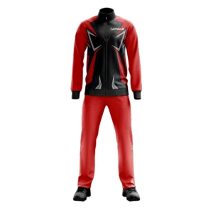 Custom sports tracksuits with performance track jackets, track pants, athletic training wear, warm-up suits and team sportswear manufactured by SIPRAS Industries.