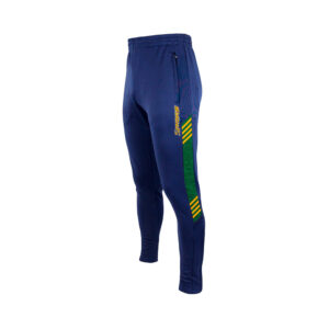 Custom GAA Skinny Pants & Tracksuit Bottoms with lightweight breathable performance fabric, slim tapered fit, moisture-wicking technology, zip pockets, and custom club branding for Gaelic Football, Hurling, Camogie & LGFA.