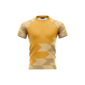 Custom Gaelic Football & Hurling Jersey manufactured with premium sublimated performance fabric, featuring club crest, sponsor branding, player personalization, and team colours.
