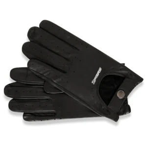 Premium unisex genuine leather driving gloves manufactured for automotive brands and wholesale buyers