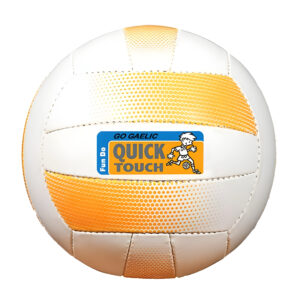 quick touch Gaelic football kids training ball age 8 to 10 lightweight grip control