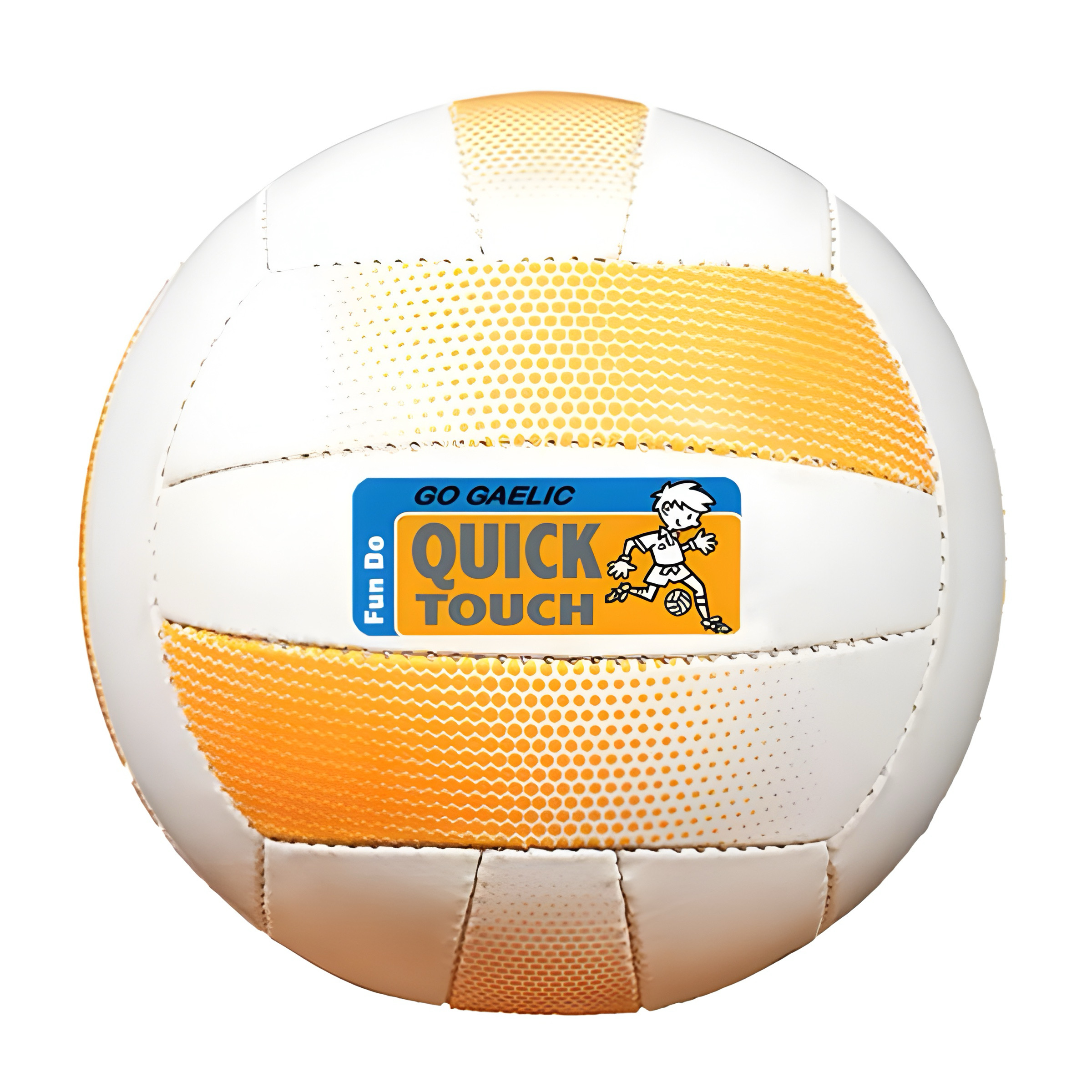 quick touch Gaelic football kids training ball age 8 to 10 lightweight grip control