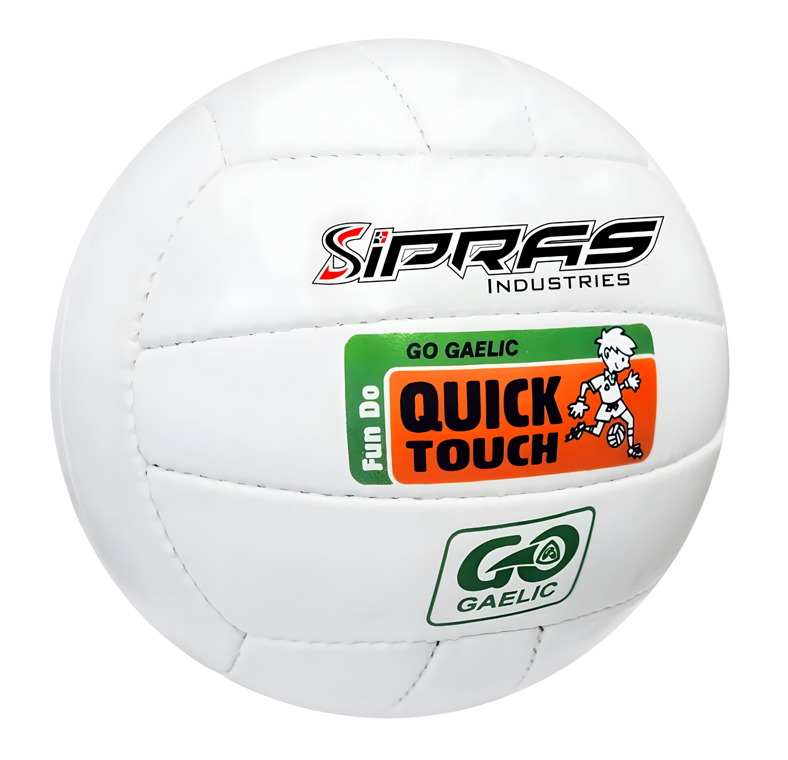 quick touch Gaelic football kids training ball age 8 to 10 soft grip control