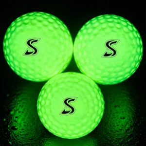 Official Size Glow Hurling Balls Dimple Fireballs GAA Sliotars for Training and Match Play