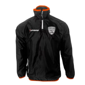 Custom GAA Sideline Jackets featuring premium performance fabric, embroidered club crest, sponsor logos, county branding, team colours, player and staff personalization, and professional Gaelic Games outerwear for Gaelic Football, Hurling, Camogie, and LGFA teams.