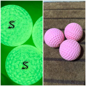 Premium Glow-in-the-Dark Hurling Ball with UV-activated glow technology, professional dimple surface, high-visibility design, and championship-quality performance for Hurling, Camogie & Gaelic Games.