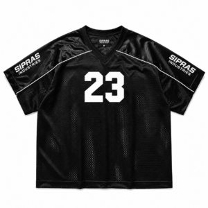 Streetwear Mesh Football Jersey oversized custom football jersey for streetwear brands