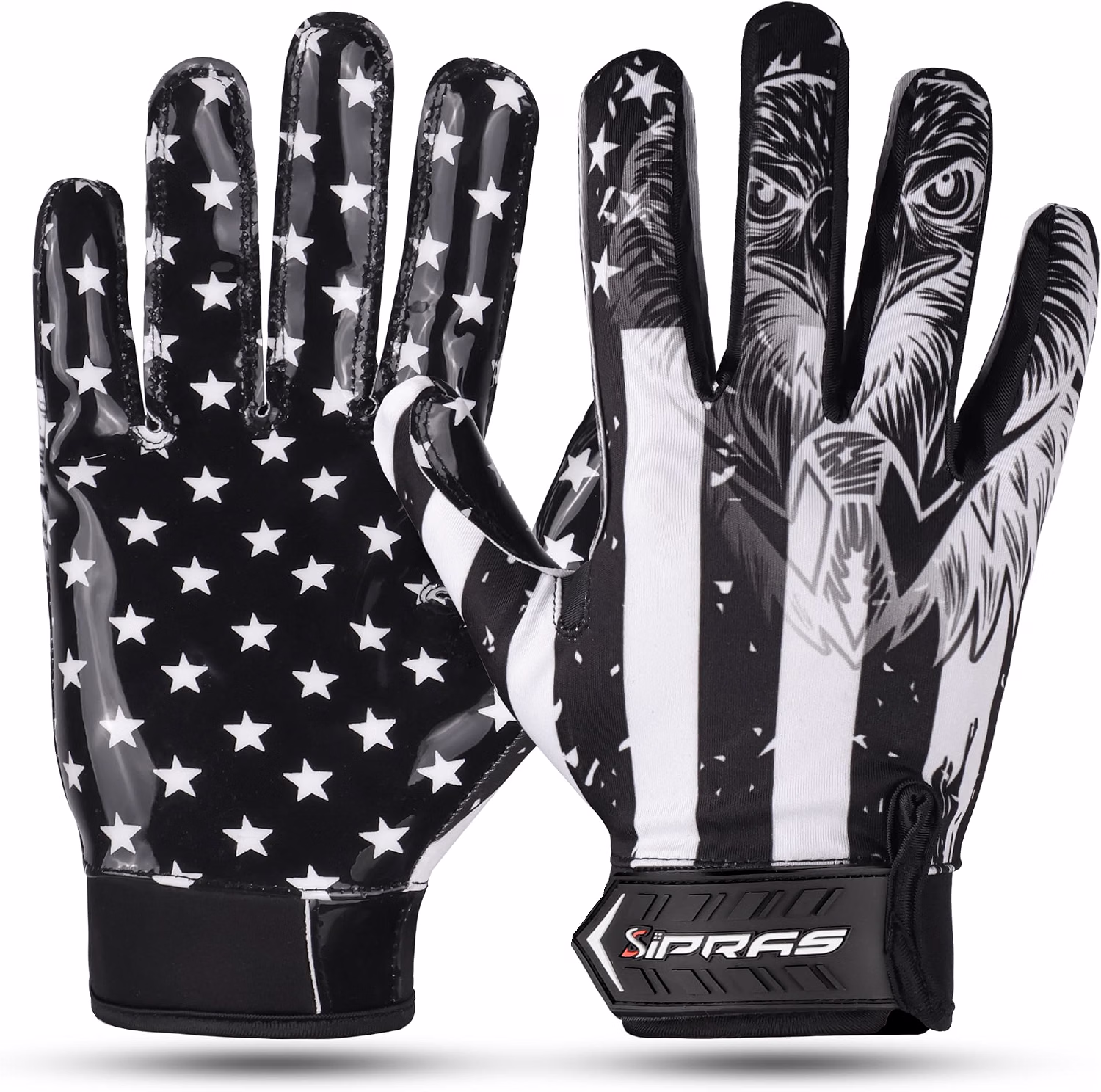 Custom American Football Receiver Gloves for Grip and Catching – SIPRAS INDUSTRIES