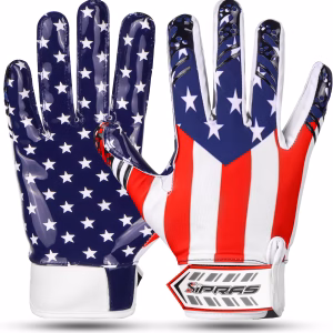 American Football Receiver Gloves for Catching and Grip – SIPRAS INDUSTRIES