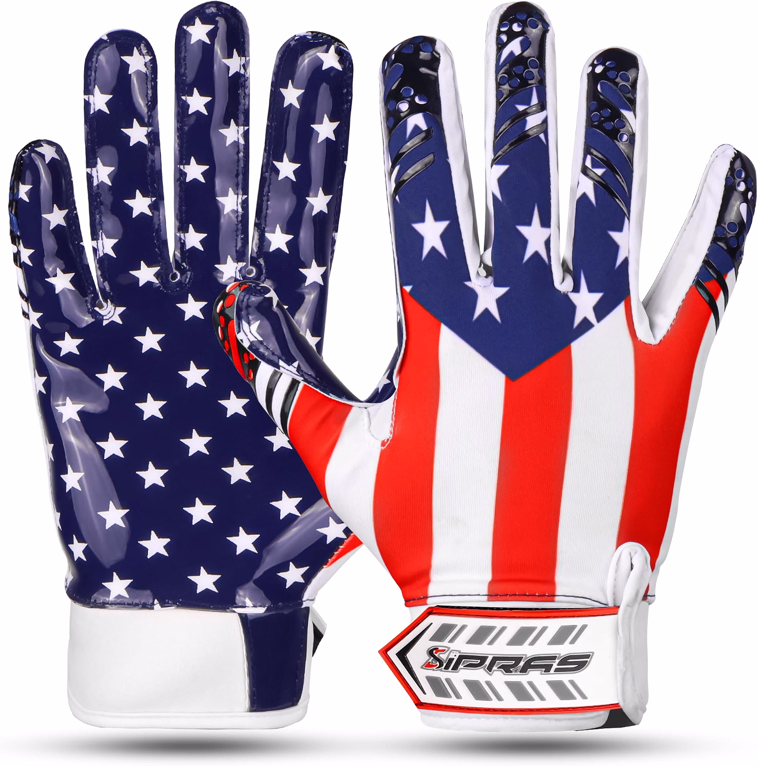 American Football Receiver Gloves for Catching and Grip – SIPRAS INDUSTRIES