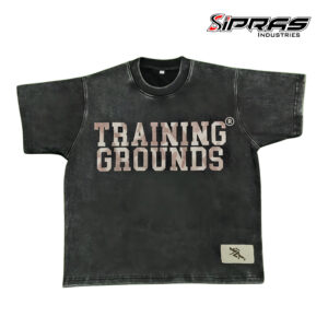 Custom oversized heavyweight Streetwear T-Shirt manufactured for urban fashion brands