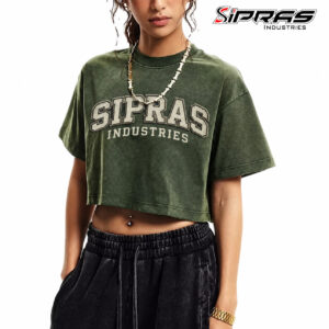 Custom Streetwear Crop Tops manufacturer wholesale private label OEM ODM apparel SIPRAS INDUSTRIES