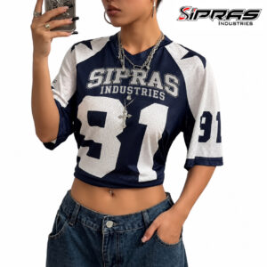Streetwear crop tops custom wholesale private label OEM ODM clothing manufacturer SIPRAS INDUSTRIES