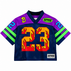 Streetwear mesh football jersey oversized custom soccer jersey for streetwear and sportswear brands