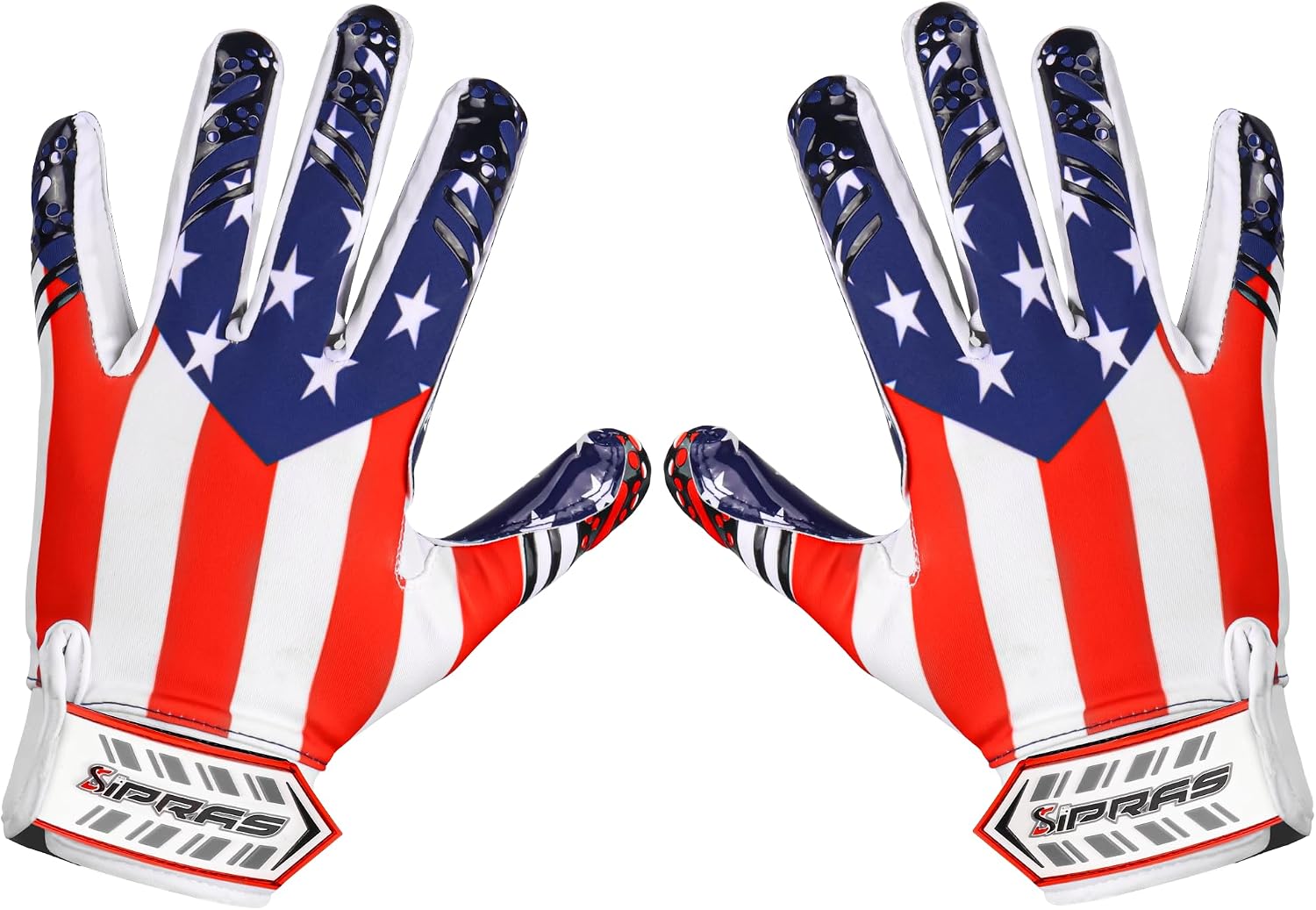 American Football Receiver Gloves for Catching and Grip – SIPRAS INDUSTRIES