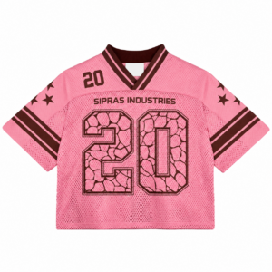 Streetwear mesh football jersey oversized custom soccer shirt for sportswear and fashion brands