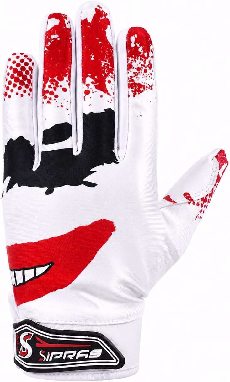 American Football Receiver Gloves for Catching and Grip – SIPRAS INDUSTRIES