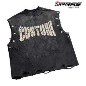 Custom streetwear crop tops wholesale private label OEM ODM apparel manufacturer SIPRAS INDUSTRIES