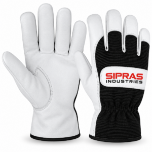 Industrial assembly gloves for precision handling manufacturing and production work