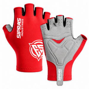 Breathable padded cycling gloves for road cycling MTB and mountain biking by SIPRAS INDUSTRIES