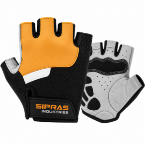 Breathable padded cycling gloves for road cycling and MTB mountain biking by SIPRAS INDUSTRIES