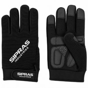 Professional ice curling gloves with silicone grip palm for sweeping broom control training and competitive curling by SIPRAS INDUSTRIES