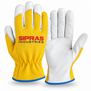 Flexible industrial assembly gloves for precision handling and manufacturing work
