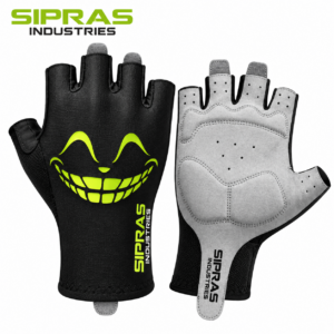 Breathable padded cycling gloves for road cycling MTB and mountain biking manufactured by SIPRAS INDUSTRIES